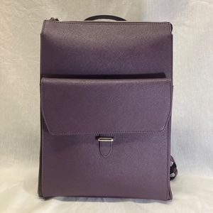 Women's Samsonite Business Leather Contemporary Backpack Port/Wine Color